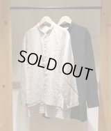 【AUGUSTE PRESENTATION Pajama Look（オーギュストプレゼンテーション パジャマルック）】Linen Sheet Stand Collar Shirt（Men's）