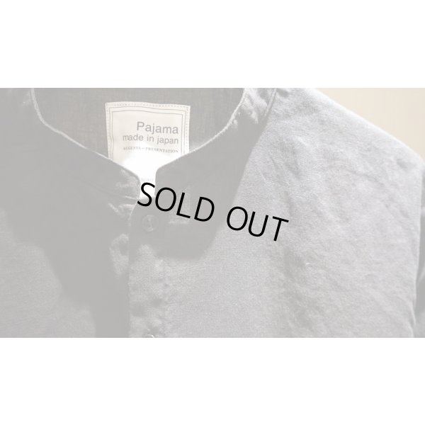 画像4: 【AUGUSTE PRESENTATION Pajama Look（オーギュストプレゼンテーション パジャマルック）】Linen Sheet Stand Collar Shirt（Men's）