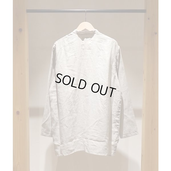 画像3: 【AUGUSTE PRESENTATION Pajama Look（オーギュストプレゼンテーション パジャマルック）】Linen Sheet Stand Collar Shirt（Men's）