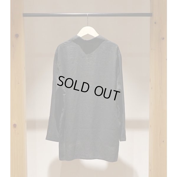 画像3: 【AUGUSTE PRESENTATION Pajama Look（オーギュストプレゼンテーション パジャマルック）】Linen Sheet Regular Collar Shirt（Lady's）