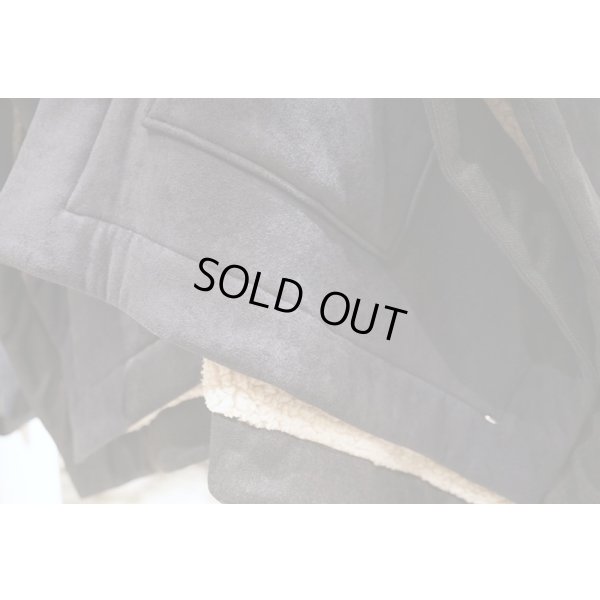 画像4: 【GREI（グレイ）】SHERPA PANEL PONCHO/BLACK