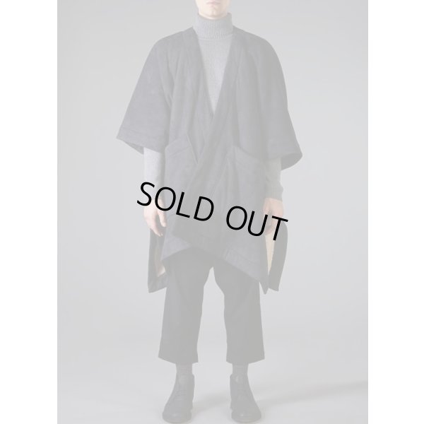 画像9: 【GREI（グレイ）】SHERPA PANEL PONCHO/BLACK