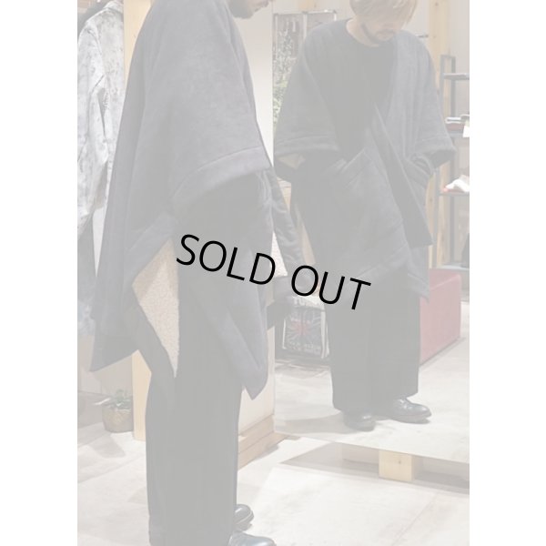 画像8: 【GREI（グレイ）】SHERPA PANEL PONCHO/BLACK