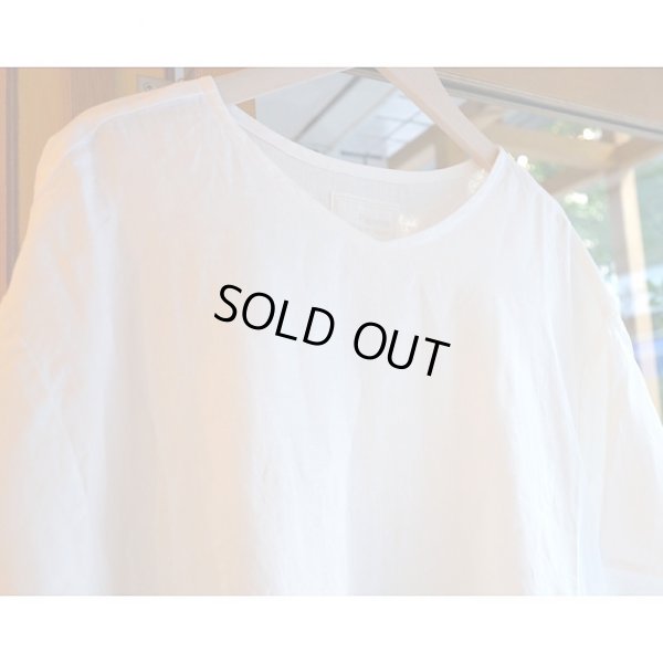 画像3: 【AUGUSTE PRESENTATION Pajama Look（パジャマルック）】半袖リネンVネックワンピース/WHITE