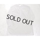 【ATELIER BÉTON（アトリエベトン）】CORDUROY COLLARLESS SHIRT/GRAY