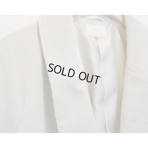 画像3: 【ATELIER BÉTON（アトリエベトン）】CORDUROY MORNING COAT/LIGHT GRAY