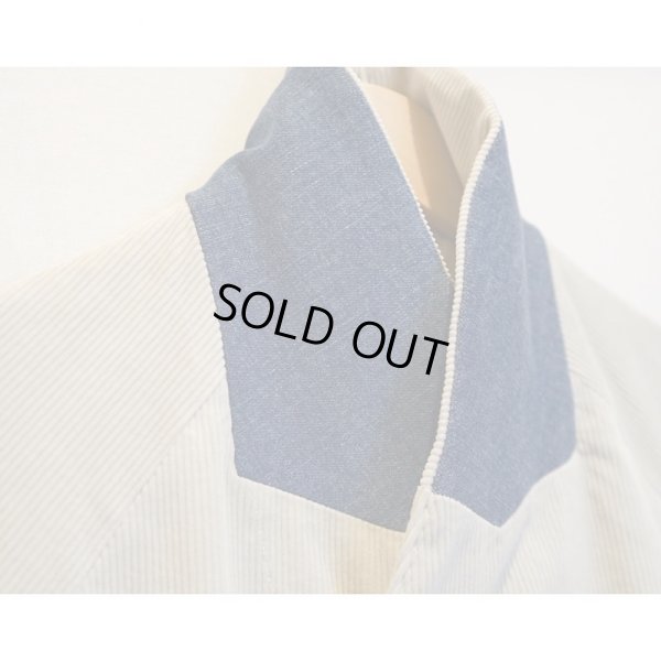 画像4: 【ATELIER BÉTON（アトリエベトン）】CORDUROY MORNING COAT/LIGHT GRAY