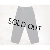 【ATELIER BÉTON（アトリエベトン）】ST POPLIN BELTED WIDE PANTS/ BLACK