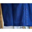 画像4: 【FRANK LEDER（フランクリーダー）】BALTIC BLUE DYED VINTAGE BEDSHEET CARDIGAN (4)