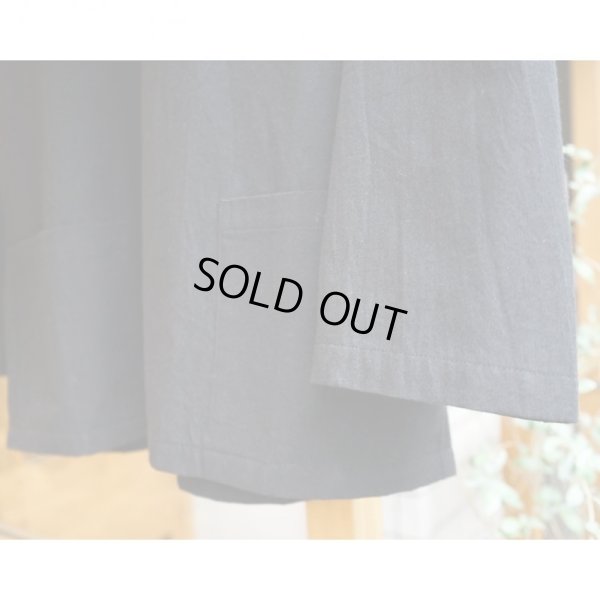 画像4: 【THE HINOKI（ザ ヒノキ）】コットン馬布 ワークジャケット/ Black