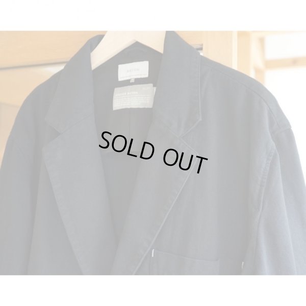 画像3: 【ATELIER BÉTON（アトリエベトン）】ARMY CHINO ATELIER COAT/BLACK