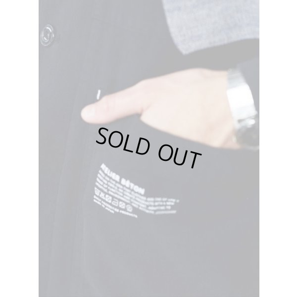 画像10: 【ATELIER BÉTON（アトリエベトン）】ARMY CHINO ATELIER COAT/BLACK