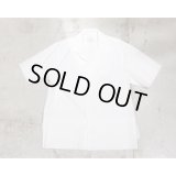 【ATELIER BÉTON（アトリエベトン）】FINX CORDLANE LAYERED APRON SHIRT/WHITE