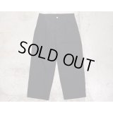 【AUGUSTE PRESENTATION Pajama Look（パジャマルック）】ダンガリーワンタックワイドパンツ(Men's)/BLACK