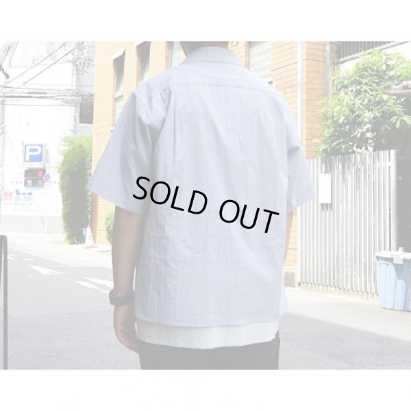 画像6: 【ATELIER BÉTON（アトリエベトン）】FINX CORDLANE LAYERED APRON SHIRT/WHITE