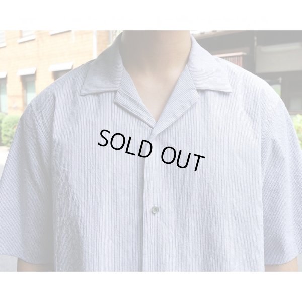 画像9: 【ATELIER BÉTON(アトリエベトン)】FINX CORDLANE LAYERED APRON SHIRT/BLUE