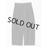 【STUDIO NICHOLSON（スタジオニコルソン）】SORTE-VOLUME PLEAT PANTS/BLACK