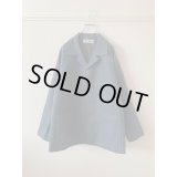 【TOZAOU(トザオウ)】Bonding Linen Smock Jacket