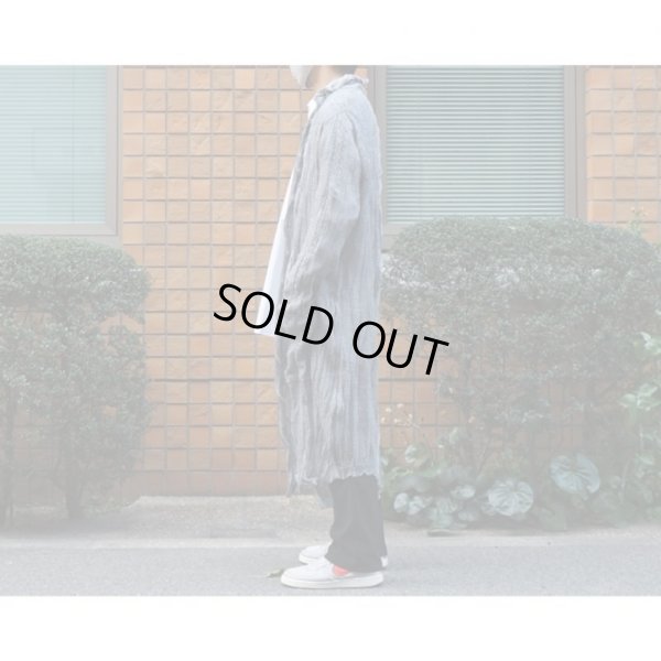 画像5: 【Kota Gushiken(コウタグシケン)】Shrunk Drunk Cable Gown/Black×White