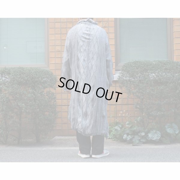 画像6: 【Kota Gushiken(コウタグシケン)】Shrunk Drunk Cable Gown/Black×White