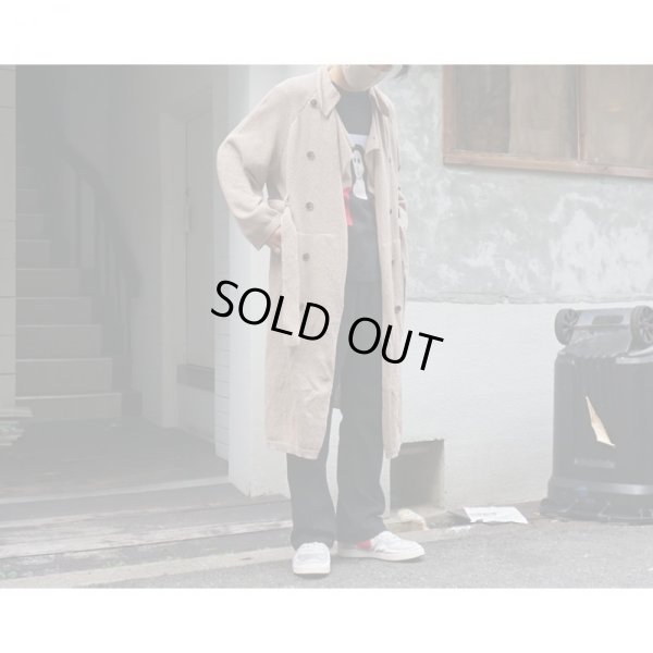 画像4: 【Kota Gushiken(コウタグシケン)】Knitted Washi Trench Coat/Beige