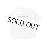 【ATELIER BÉTON（アトリエベトン）】PRINTED BIG T-SHIRT/WHITE