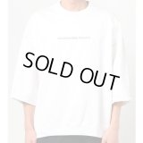 【ATELIER BÉTON（アトリエベトン）】ELBOW PATCH LOOSE FIT TEE/WHITE