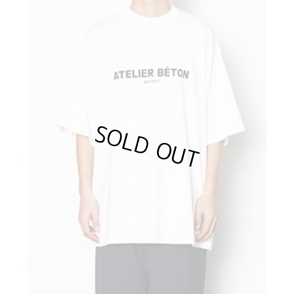 画像4: 【ATELIER BÉTON（アトリエベトン）】PRINTED BIG T-SHIRT/WHITE