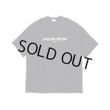 【ATELIER BÉTON（アトリエベトン）】PRINTED BIG T-SHIRT/BLACK