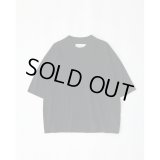【STUDIO NICHOLSON（スタジオニコルソン）】PIU-BRANDED SHORT SLEEVE MOCK NECK T-SHIRT/BLACK