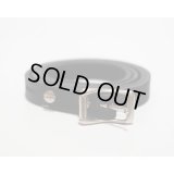 【YOKO SAKAMOTO(ヨーコサカモト)】CLASSIC BELT SLIM/BLACK