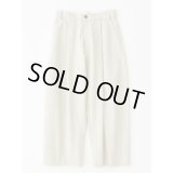 【STUDIO NICHOLSON（スタジオニコルソン）】SORTE-VOLUME PLEAT PANTS/DOVE