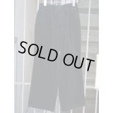 【TOZAOU(トザオウ)】“Velvet” Easy Pants/Dark Navy