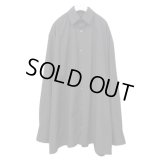 【th.(ティーエイチ)】Oversized Shirt/black
