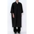 画像3: 【th.(ティーエイチ)】Long Shirt Coat/black (3)
