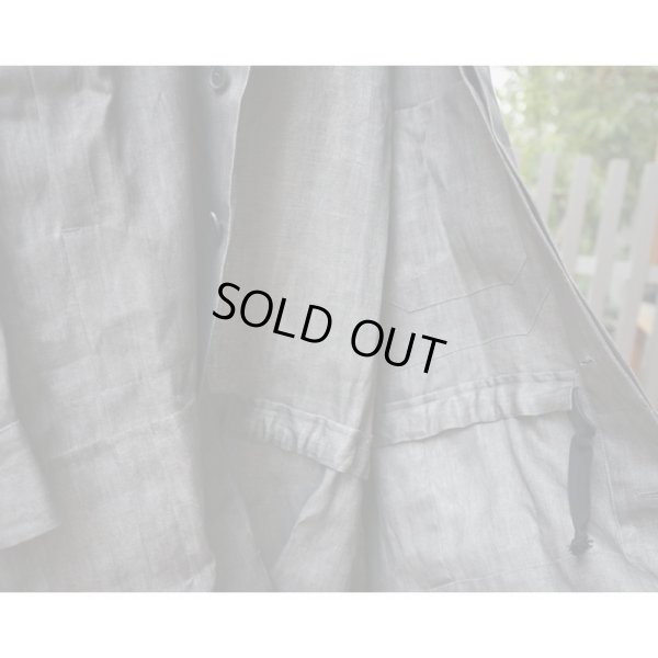 画像7: 【JAN-JAN VAN ESSCHE(ヤンヤンヴァンエシュ)】SHORT HOODED PARKA(PARKA＃9)/SUMI LINEN TWILL