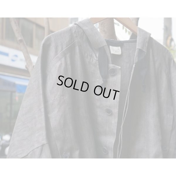 画像5: 【JAN-JAN VAN ESSCHE(ヤンヤンヴァンエシュ)】SHORT HOODED PARKA(PARKA＃9)/SUMI LINEN TWILL