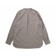 画像2: 【Taiga Takahashi(タイガタカハシ)】Lot.104 Band Collar Shirt/ Heather Grey (2)