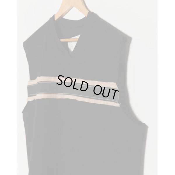 画像3: 【CAMIEL FORTGENS（カミエルフォートヘンス）】(RESEARCH)STRIPE SPENCER JERSEY/BLACK×WHITE×BEIGE