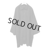 【th.(ティーエイチ)】Short Sleeve Oversized Shirt/black