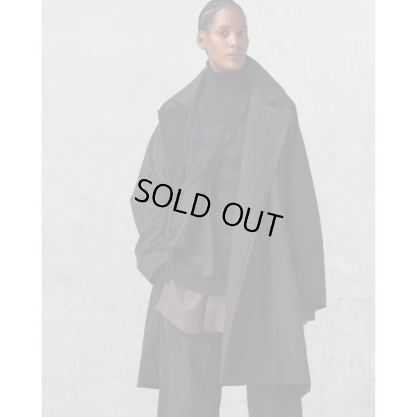 画像6: 【JAN-JAN VAN ESSCHE(ヤンヤンヴァンエシュ)】ADUSTABLE SHOULDER BAG(BAG＃25)/ BLACK COTTON HEMP DENSE TWILL