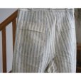 画像4: 【JAN-JAN VAN ESSCHE(ヤンヤンヴァンエシュ)】PLEATED TROUSERS(TROUSERS＃68)/ BONE STRIPED WOOL COTTON CLOTH
