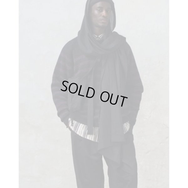 画像5: 【JAN-JAN VAN ESSCHE(ヤンヤンヴァンエシュ)】ADUSTABLE SHOULDER BAG(BAG＃25)/ BLACK COTTON HEMP DENSE TWILL