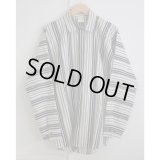 【JAN-JAN VAN ESSCHE(ヤンヤンヴァンエシュ)】REGULAR FIT SHIRT(SHIRT＃90)/ COTTON LINEN CONTRAST STRIPE