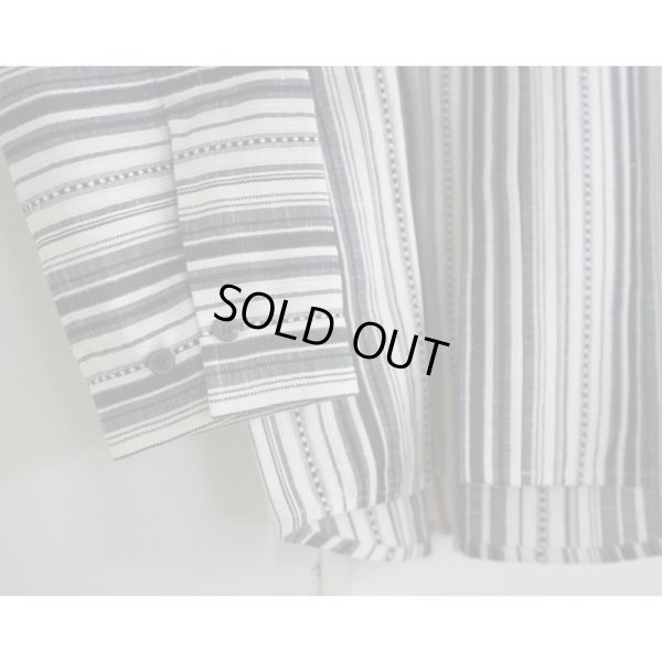 画像3: 【JAN-JAN VAN ESSCHE(ヤンヤンヴァンエシュ)】REGULAR FIT SHIRT(SHIRT＃90)/ COTTON LINEN CONTRAST STRIPE