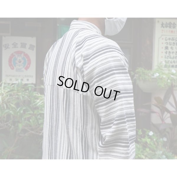 画像8: 【JAN-JAN VAN ESSCHE(ヤンヤンヴァンエシュ)】REGULAR FIT SHIRT(SHIRT＃90)/ COTTON LINEN CONTRAST STRIPE