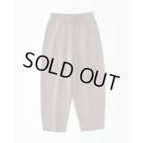 【STUDIO NICHOLSON(スタジオニコルソン)】MOURNE-DOUBLE FACED KNIT PANTS/ LICHEN MARL
