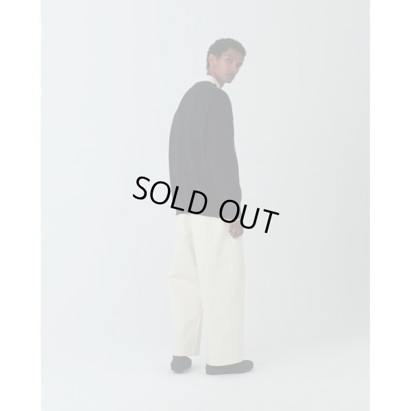 画像6: 【STUDIO NICHOLSON(スタジオニコルソン)】SOLA-V NECK KNIT/ DARK NAVY