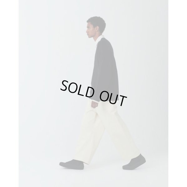 画像7: 【STUDIO NICHOLSON(スタジオニコルソン)】SOLA-V NECK KNIT/ DARK NAVY