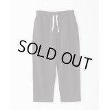 【STUDIO NICHOLSON(スタジオニコルソン)】CHAPEL-FLEECEBACK JERSEY PANTS/ BLACK GRAPE
